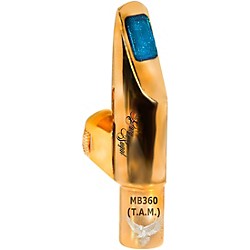 Sugal MB 360 TAM 18 KT HGE Gold Plated Tenor Saxophone Mouthpiece 8